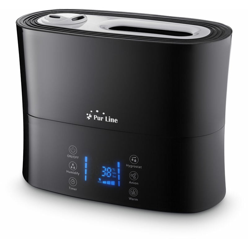 

Humidificateur à vapeur froide pour 15 à 30 m², technologie anti bactérienne, design moderne grand réservoir.