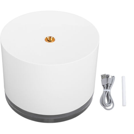 Humidificador inalámbrico de 780 ml: doble modo de nano-neblina, batería integrada, luz nocturna LED, funcionamiento portátil, regalo para el Día de la Madre (Blanco)