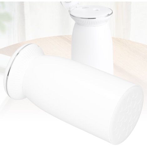Humidificador portátil para coche de 350 ml con conexión USB, espejo y luz ambiental blanca – purificador de aire