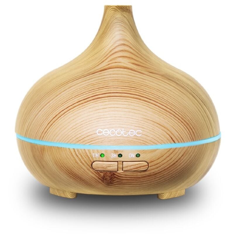 Humidificador Ultrasónico y Difusor de Aromas con Temporizador Pure Aroma 150 Yang. Capacidad 150 ml, Temporizador 3 Horas, 7 Colores led, Función