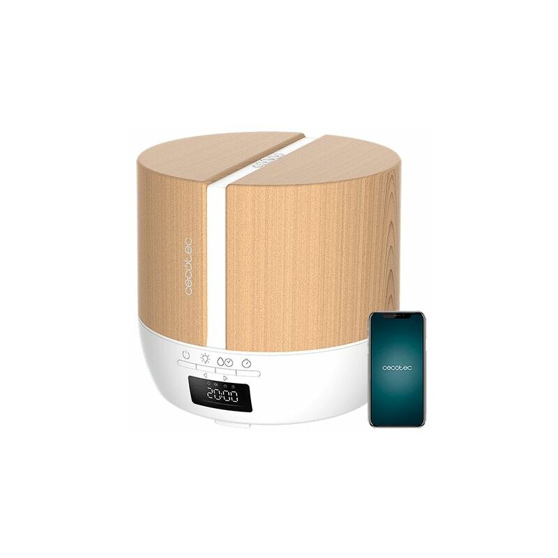 

Humidificador PureAroma 550 Connected White Woody Cecotec (500 ml)