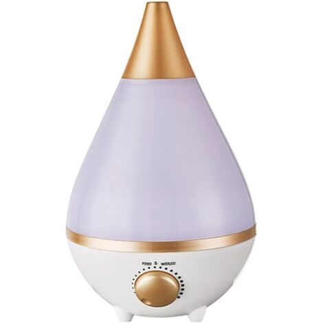 Humidificador ultrasónico de 3 l, difusor de aroma, aceites esenciales de aromaterapia, luces LED, nebulizador, electrodomésticos para dormitorio, estudio, oficina, sala de estar, baño, yoga y spa (A)