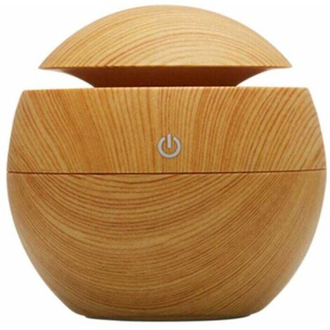 Humidificador Ultrasónico De Aromaterapia De Escritorio Led Difusor De Aceite Esencial De Aroma De Aire Redondo MINKUROW