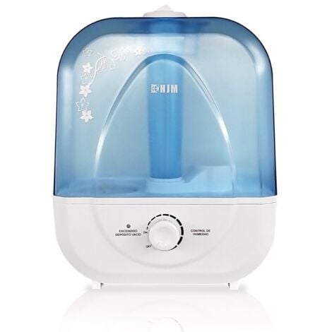 Humidificador ultrasónico HJM GS5003 Silencioso 35 W 5 L Gran caudal de vapor regulable Descalcificador de agua Ideal para casa, dormitorios de bebé