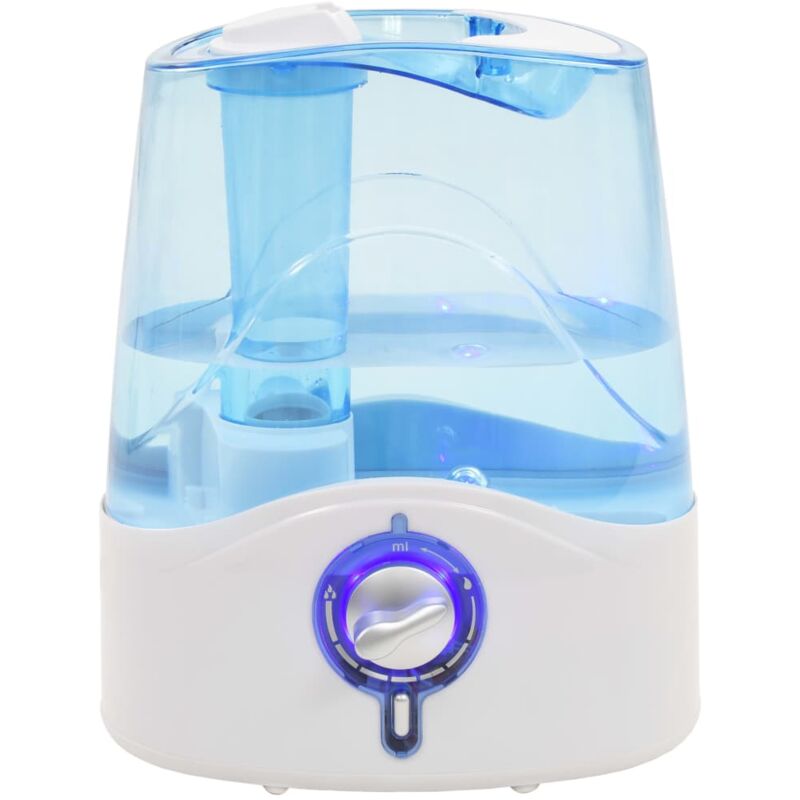 

Humidificador ultrasónico vapor frío luz nocturna 6 L 300 ml/h - Blanco - Vidaxl