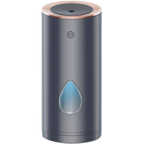 Humidificador USB gris de 260 ml – Aromaterapia, Hogar/Dormitorio/Oficina, Silencioso, Tamaño pequeño, Regalo para el Día de la Madre