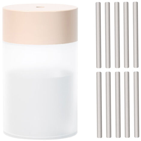 Humidificador vapor colores 260 ml – 10 mechas + 7 luces ambientales – Apagado seguridad – Bebés y oficinas – Regalo económico Día Madre
