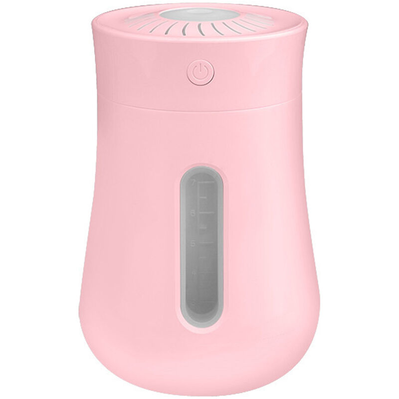 

Humidificadores para dormitorio Mini humidificadores Humidificador de aire de escritorio con luz nocturna,Rosado