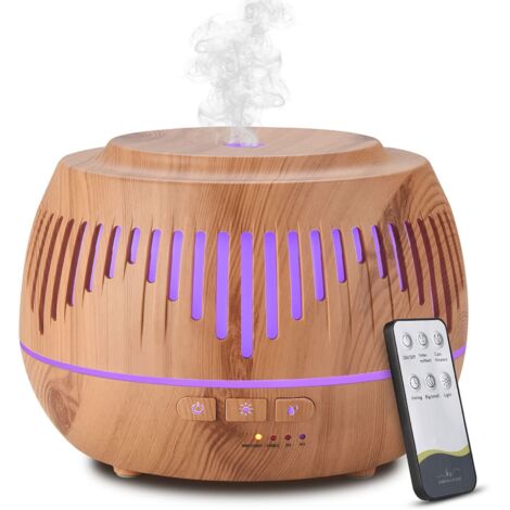 Humidificadores para dormitorios, habitaciones grandes, hogares, bebés, niños, toda la casa, hoteles, oficinas, plantas, 500 ml, aromaterapia, humidificador ultrasónico portátil con difusor