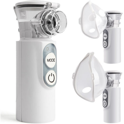 Humidificateur à ultrasons, nébuliseur portatif pour adultes, nébuliseur à compresseur portable