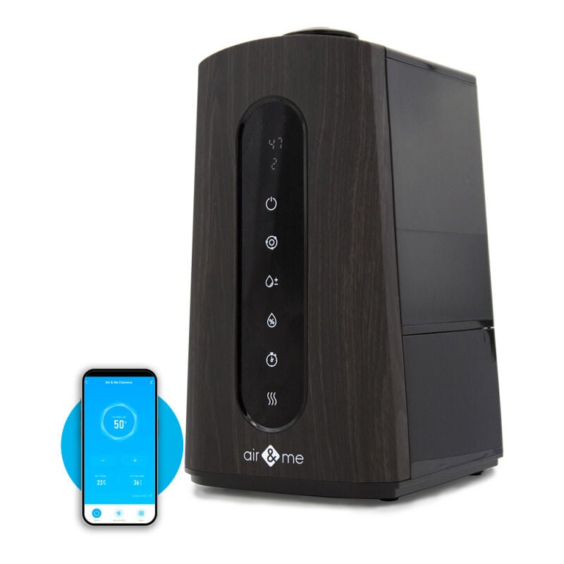 Humidificateur clarence Air&me Humidificateur à Vapeur tiède - Hybride d'une puissance de 0.33 L/heure