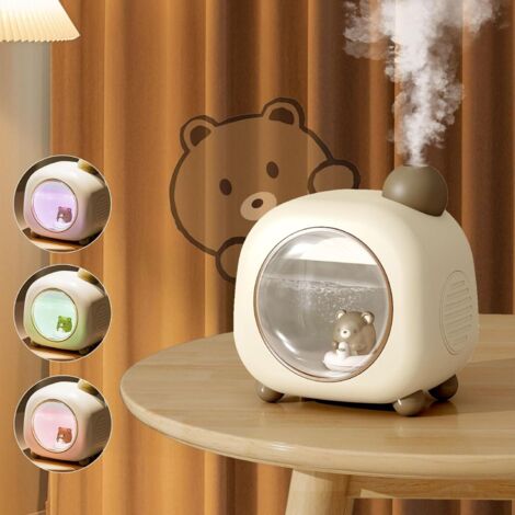 Humidificateur d'air portable de 500 ml pour chambre de bébé, humidificateur de dessin animé pour enfants