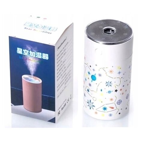 HUMIDIFICATEUR D'AIR PROJECTEUR D'ÉTOILES LAMPE DE NUIT ÉTOILÉE DIFFUSEUR PAR ÉVAPORATION