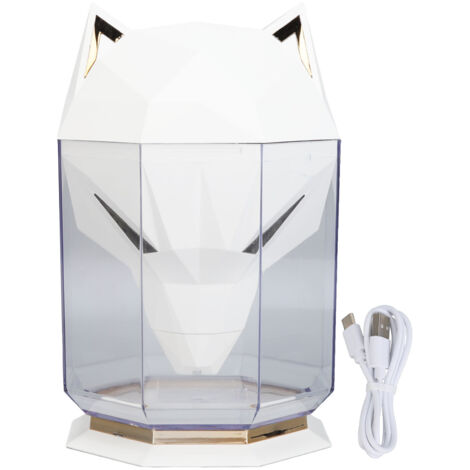 Humidificateur d'air silencieux pour bureau et chambre, grande capacité, design blanc élégant