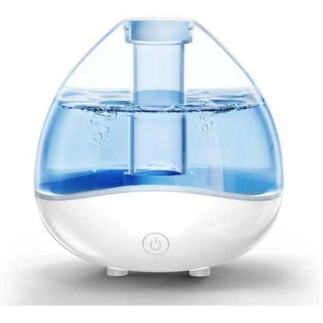 Humidificateur de chambre, humidificateur à ultrasons à brume froide de 1,5 L, convient à la maison, à la chambre d'enfant, au bureau et aux plantes, avec buse rotative silencieuse à 360°.