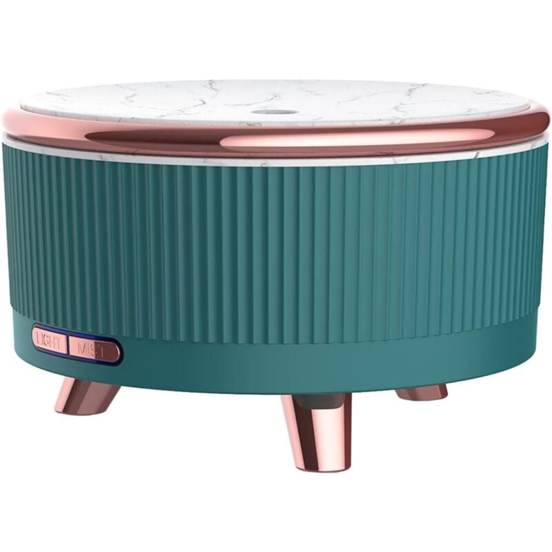 Humidificateur, diffuseur d'arôme silencieux à ultrasons, diffuseur de brume d'air 500 ml, fonction d'arrêt automatique de la veilleuse, pour chambre