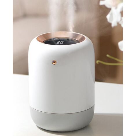 humidificateur Double Jet Purificateur D'air Grande Capacit Facile  Nettoyer Blanc 1l