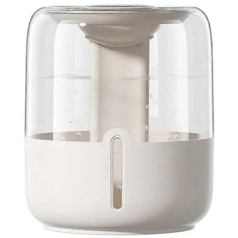 Humidificateur grande capacité 6,8 L, USB, double silencieux, beige