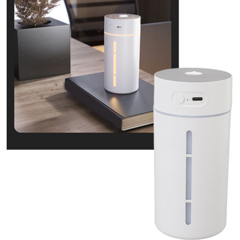 Humidificateur Mini USB avec Projecteur Lumière, Capacité 250ml, ABS, Poids 252g