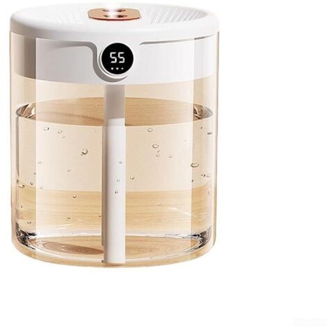 Humidificateur pour chambre à coucher, humidificateurs à brume froide, avec fonction veilleuse et humidité, mini humidificateur d'air pour bébé, plantes, bureau, diffuseur d'huiles essentielles