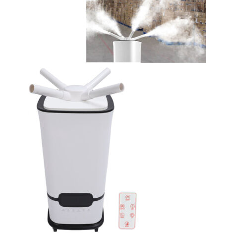 Humidificateur Professionnel 16L 3 Plaques d'Atomisation Ultrasonique pour Grande Pièce avec Minuterie Intelligente et Prise US 100‑240V