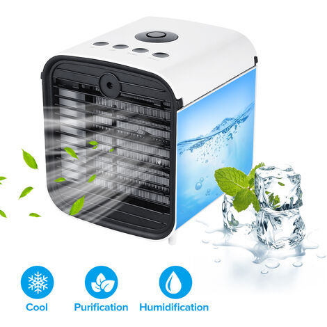Humidificateur rechargeable de ventilateur de refroidissement de climatiseur portatif USB