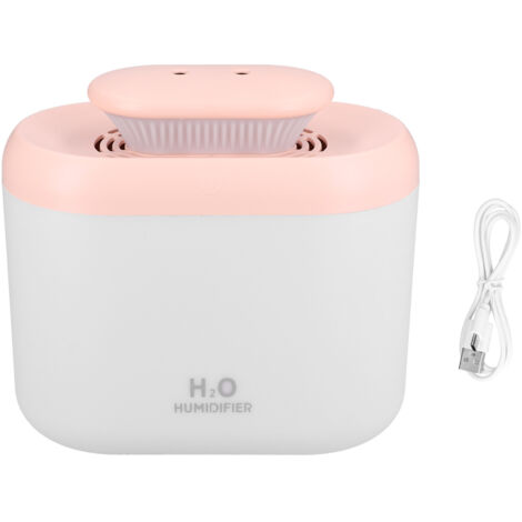 Humidificateur Ultrasonique 3500ml Silencieux avec Veilleuse pour Chambre et Bureau Rose