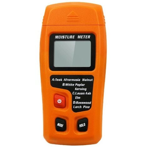 Humidimètre - Hygromètre numérique - Bois - Mur - Bois de Haardhout -  Humidité - Écran