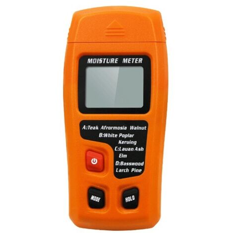 Humidimètre Bois Mesureur Numérique d'Humidité Instrument de Test d'Humidité de Bois Testeur Détecteur Outil Mesurer Teneur d'Humidité pour Mur Papier Carton Bois de Chauffage Plâtre