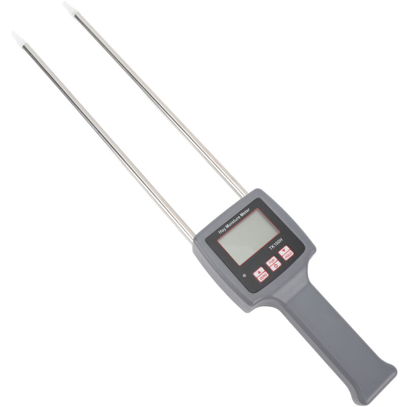 Humidimètre portable pour foin, professionnel, pour la prévention de la détérioration Humidimètre précis pour paille de céréales, herbe fourragère,