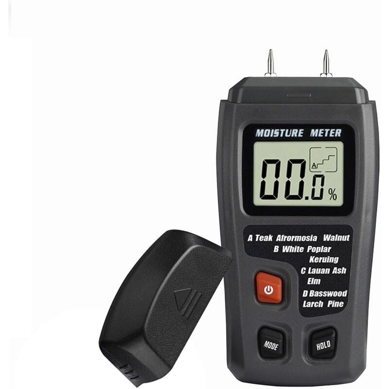 Humidimètre pour bois de chauffage/bois/cloison sèche/bois/brique/plâtre/plâtre/plâtre/sol/papier