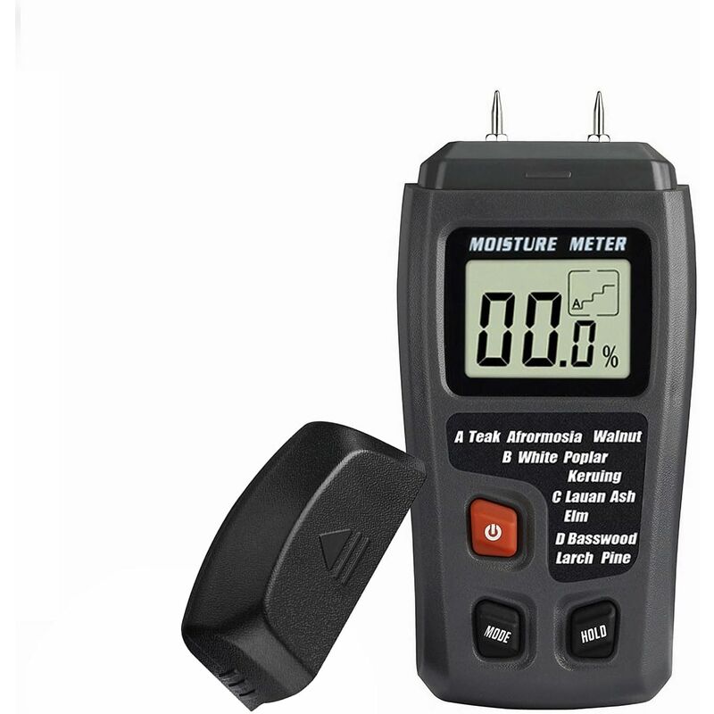 Humidimètre pour bois de chauffage/bois/cloison sèche/bois/brique/plâtre/plâtre/plâtre/sol/papier