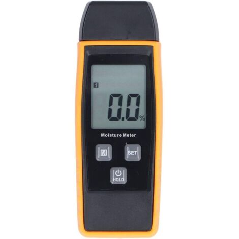 Humidimètre Pour Bois De Haute Précision Détecteur D'humidité Numérique Portable De Haute Précision Facile à Lire Pour la Construction De Bâtiments En Bois,Humidimètre Pour Bois,