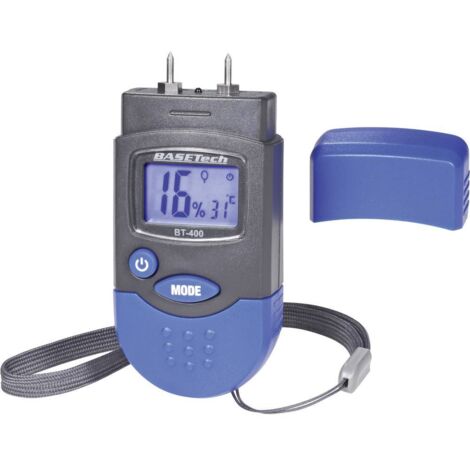 Humidimètre pour matériaux – BT400 – Plage de mesure 0.2 à 2.0 % vol pour béton et chapes – Précision ±0.1 % – Basetech - A706271
