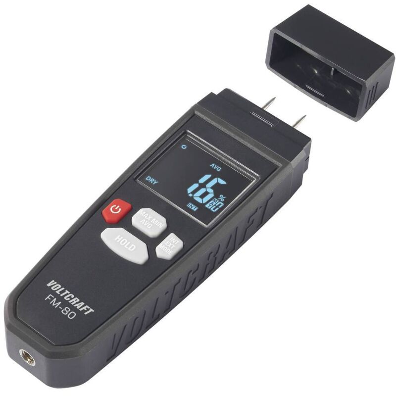Humidimètre pour matériaux Voltcraft FM-80 Plage de mesure de l'humidité de construction 0.20 à 2.0 % Plage de mesure d
