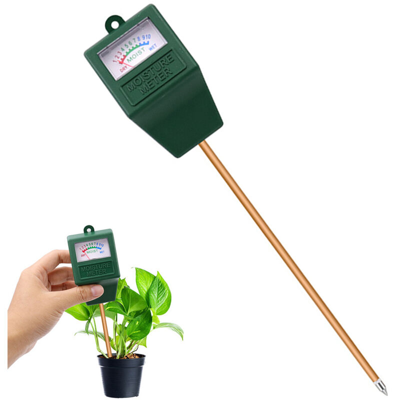 Ormromra - Humidimètre de sol, kit de test de sol, humidimètre pour plantes, compteur d'eau pour jardin, pelouse, ferme, utilisation intérieure et