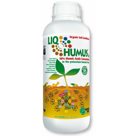 HuminTech LIQHUMUS 1 l Liquid 18 Huminsäuren Fulvosäuren Bodenverbesserer