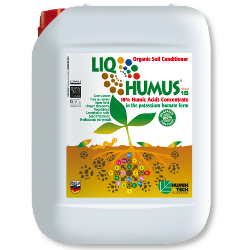 Liqhumus 5 l Liquide 18 acides humiques acides fulviques conditionneur de sol - Humintech