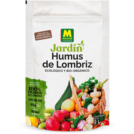 Hummus compost 100% de lombricoltura compost 3l