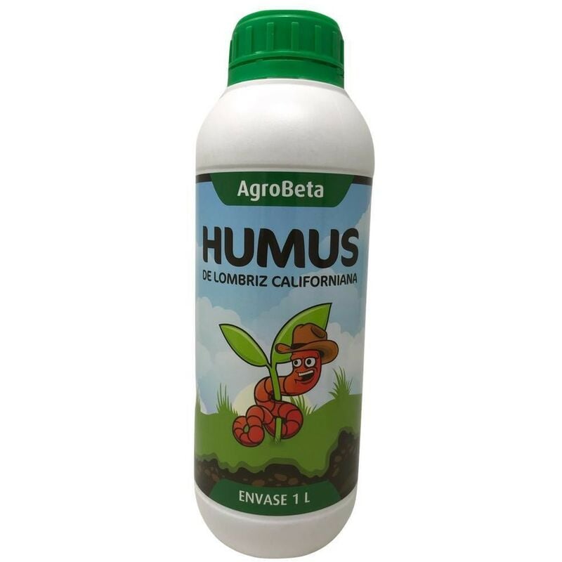 

HUMUS LIQUIDO DE LOMBRIZ ROJA CALIFORNIANA 1L - Agrobeta
