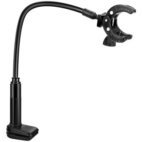 LEPMERK Hunde-Haartrockner-Halter, frei stanzbar, Haustierpflegetisch, fester Rahmen, Haustier-Haartrockner-Halter, schwarz