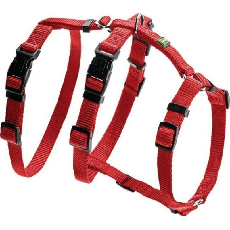 Hunter Hunde-harnisch - Nc - Rot - Größe S/m - Abmessungen 48-70 Cm - Mittleres Tier
