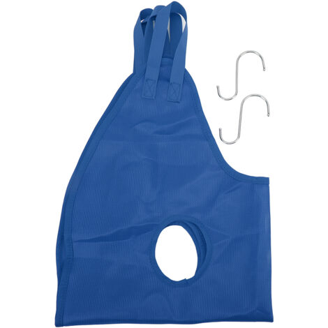 Hunde- und Katzenpflegegeschirr, S-förmiger Halter, Haustierpflegezubehör, Blau