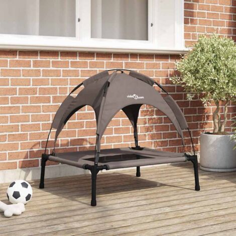 Hundebett Braun m Stahl vidaXL