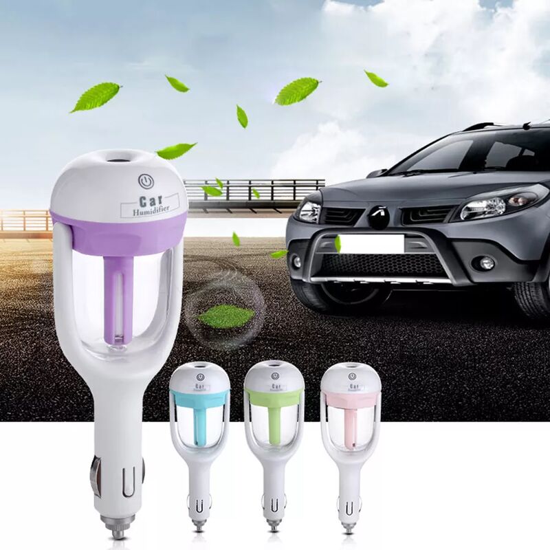 12V Car Steam Air Humidifier Aroma Diffuser Mini Air Purifier Aromatherapy Essential Oil Diffuser Mist Maker Sprayer For Car,Blue,Italien