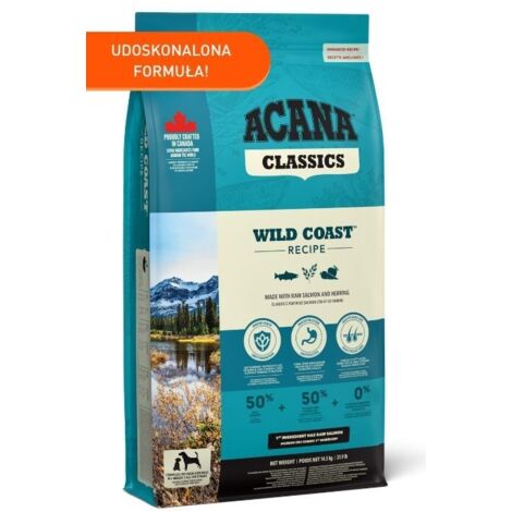 Hundefutter Acana Classics Wild Coast Lachsfarben Fisch 14,5 kg