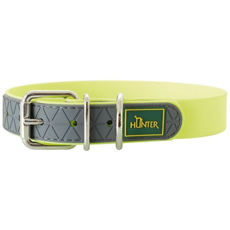 Hundehalsband Hunter Komfort Gelb (23-31 Cm)