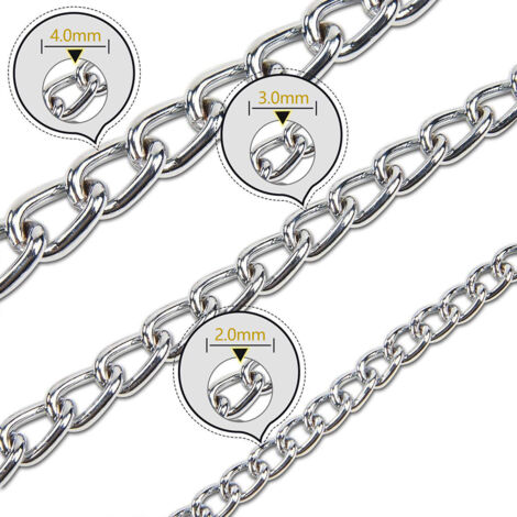 Hundehalsband mit Edelstahlkette – Hundeerziehungshalsband – Anti-Bestrafungs-Halsband aus Stahlkette