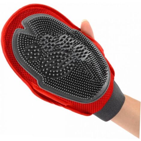 Hundehandschuhe, Katzenbürstenhandschuh, Haustierpflegehandschuh, Massagehandschuh, 2-in-1-Haustierpflegehandschuh MUMU