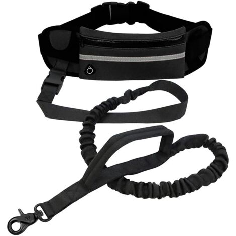 Hundejoggingleine mit Bauchgurt – freihändiges Laufen, druckhemmendes Netzgewebe, 160–220 cm verstellbar, sicher & komfortabel